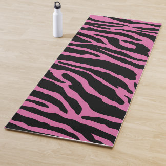 Farbige und schwarze Farbstreifen Yogamatte