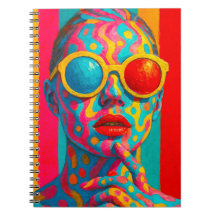 Farbige Vibes - Fettes Pop-Art-Porträt
