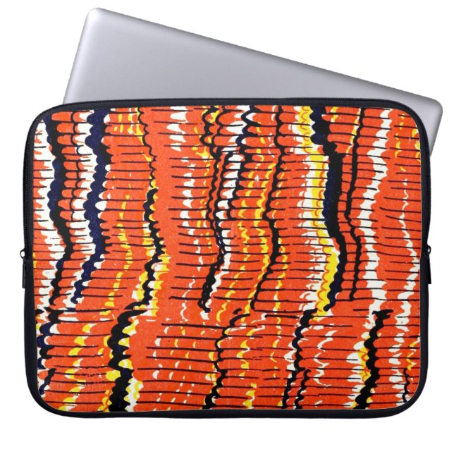 Farbige Viktorianische Papierabdeckung Laptopschutzhülle (Vorderseite)