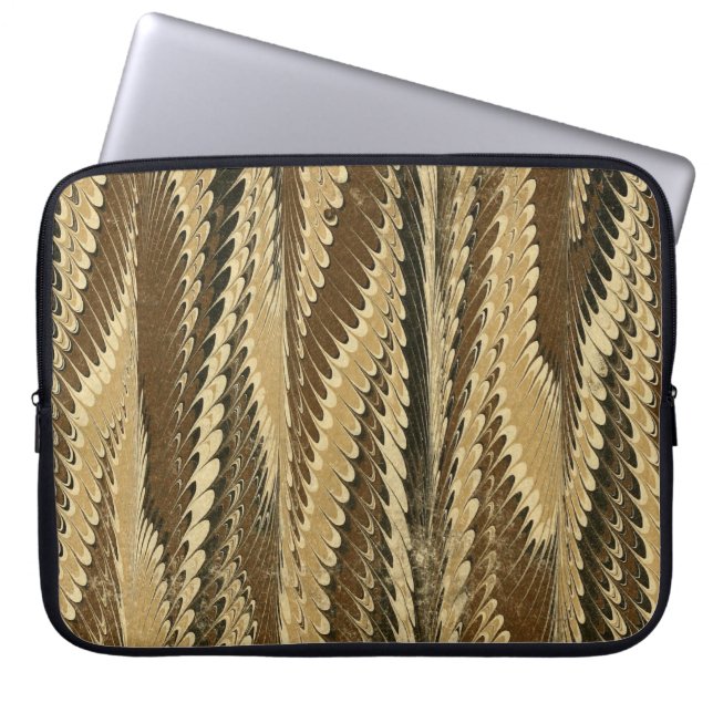 Farbige Viktorianische Papierabdeckung Laptopschutzhülle (Vorderseite)