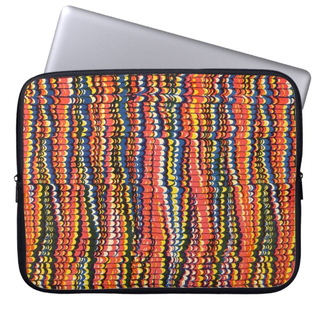 Farbige Viktorianische Papierabdeckung Laptopschutzhülle (Vorderseite)