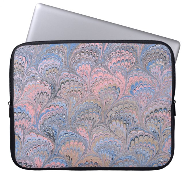 Farbige Viktorianische Papierabdeckung Laptopschutzhülle (Vorderseite)
