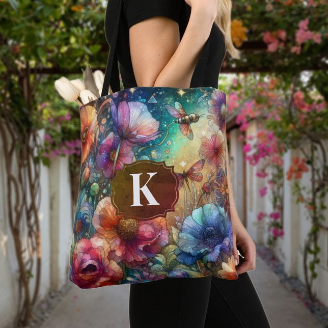 Farbige Vintage Blume Tasche (Von Creator hochgeladen)