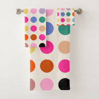 Farbige Vintage geometrische Punkte