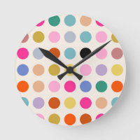 Farbige Vintage geometrische Punkte