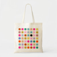 Farbige Vintage geometrische Punkte
