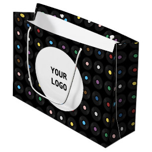 Farbige Vinyl Record Classic Große Geschenktüte