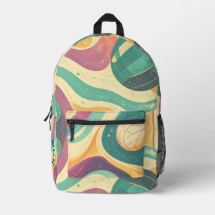 Farbige Volleyball-Rucksack Bedruckter Rucksack