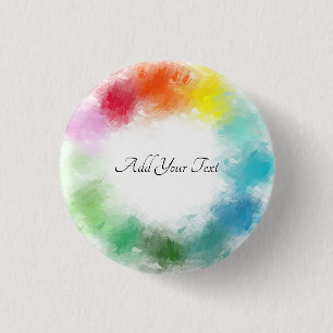 Farbige Vorlagenhandschrift mit benutzerdefinierte Button