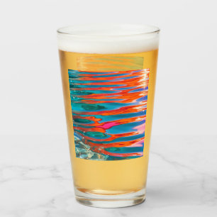 Farbige Wasserarme Glas
