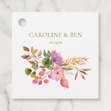 Farbige Wasserfarbe Florale Elegante Hochzeit nach