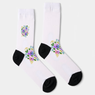 Farbige Wasserfarbe Socken
