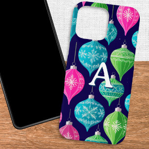 Farbige Weihnachtsdekorationen mit Monogramm iPhone 16 Pro Max Hülle