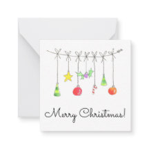 Farbige Weihnachtsdekorationen