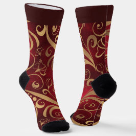 Farbige Weihnachtssocken mit Namen Socken