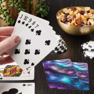 Farbige Welle Spielkarten