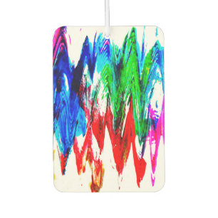 Farbige Wellen Autolufterfrischer