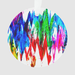Farbige Wellen Ornament