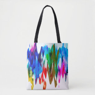 Farbige Wellen Tasche