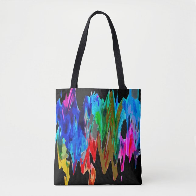 Farbige Wellen Tasche (Vorderseite)