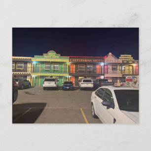 Farbige Western-Hotels Dodge House Cattlemen’s Postkarte