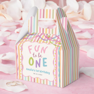 Farbige Whimsical-Mädchen-Geburtstagsfeier Geschenkschachtel