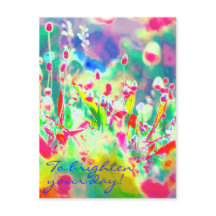 Farbige Wildblume Denken Sie an Ihre Blume