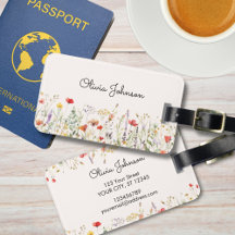 Farbige Wildblume Wasserfarben Sommer Blumen