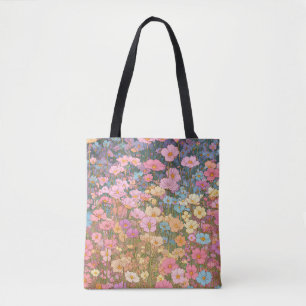 Farbige Wildblumen 1 Tasche