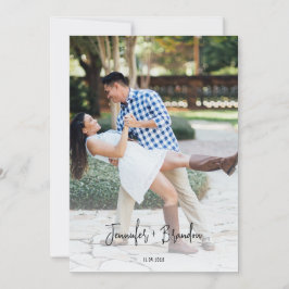 Farbige Wildblumen Garten Save the Date Foto Einladung