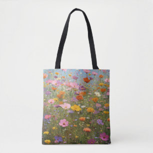 Farbige Wildblumenwiesen 3 Tasche