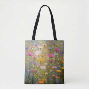 Farbige Wildblumenwiesen 3 Tasche
