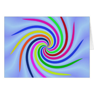 Farbige Wirbel