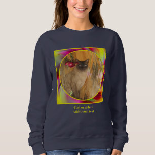 Farbige Wirbel gestalten Ihr eigenes Foto Sweatshirt