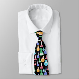 Farbige Wissenschaft / Chemie Muster Neck Tie Krawatte