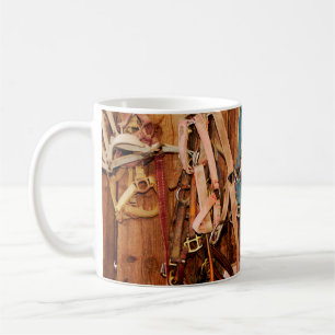 Farbige ZaumzeugPferd,Zaumzeug,Tiere,Stall,blau Kaffeetasse