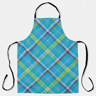 Farbige Zickzack Karierte Tartan texturiert Nahtlo Schürze