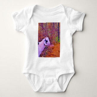 Farbige Ziegen Baby Strampler