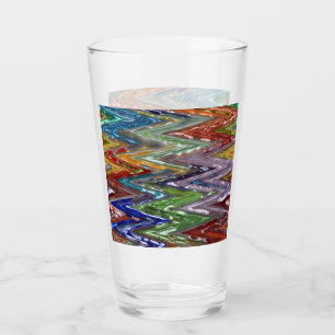 Farbige Zigzag #44 Glas