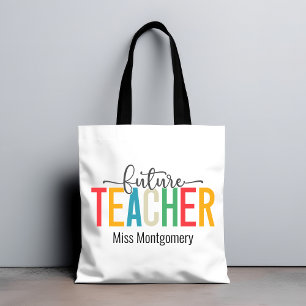 Farbige Zukunft Lehrer-Geschenk Tasche