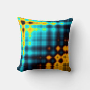 Farbiger abstrakter geometrischer Hintergrund mit  Kissen