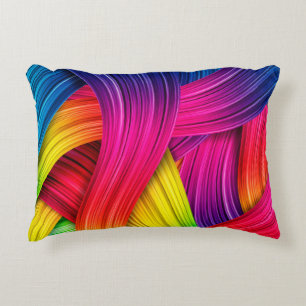 farbiger abstrakter Hintergrund, Farbe, Abstr. Dekokissen