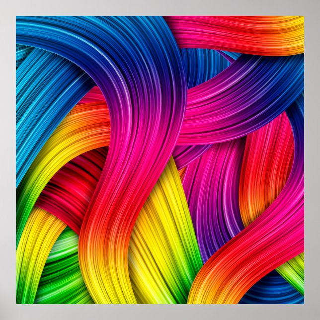 farbiger abstrakter Hintergrund, Farbe, Abstr. Poster (Vorne)