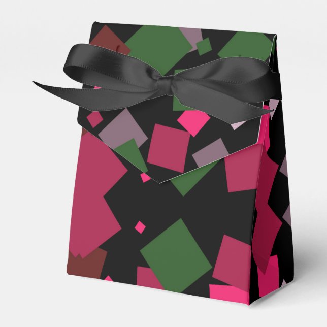 Farbiger abstrakter Hintergrund Geschenkschachtel (Vorderseite)