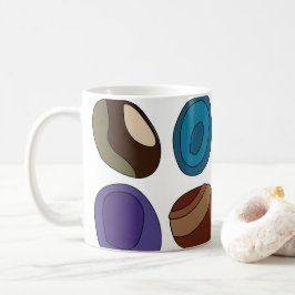 Farbiger Achatstein Kristallheiler Kaffeetasse