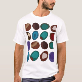 Farbiger Achatstein Kristallheiler T-Shirt