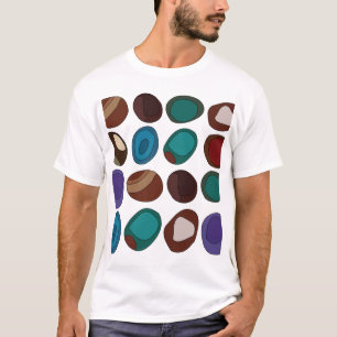 Farbiger Achatstein Kristallheiler T-Shirt