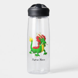Farbiger asiatischer Drache Trinkflasche