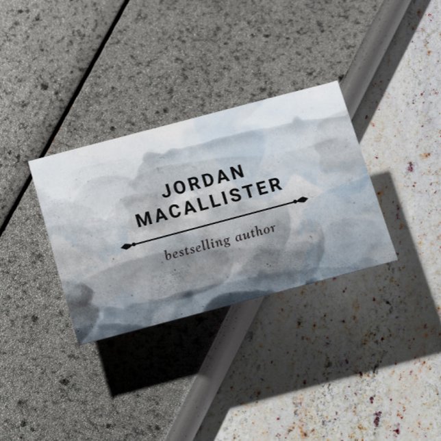 Farbiger Autor Visitenkarte (Von Creator hochgeladen)