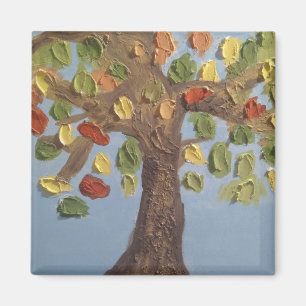 Farbiger Baummagnet Magnet